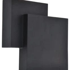 Lutec architectural rialto vegghengt lampe matt sort