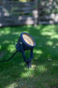 Lutec connected mini leto spotlight hagelampe grå