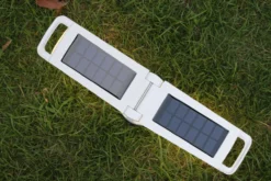 Lutec dragonfly solar lampe silver grey
