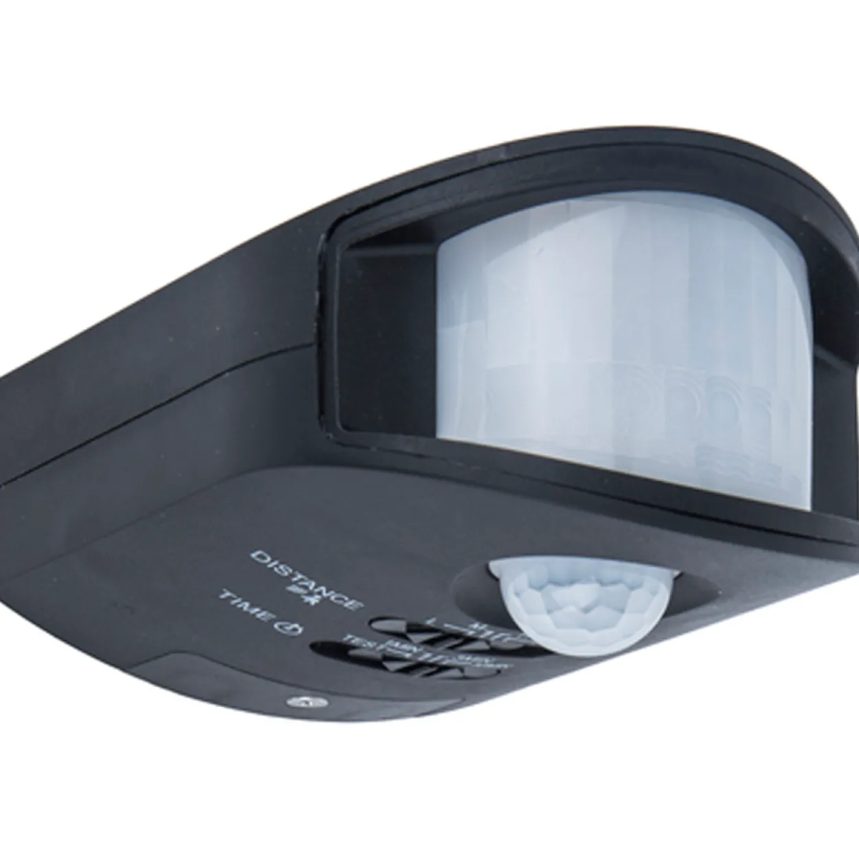 Lutec security torus vegglampe sort