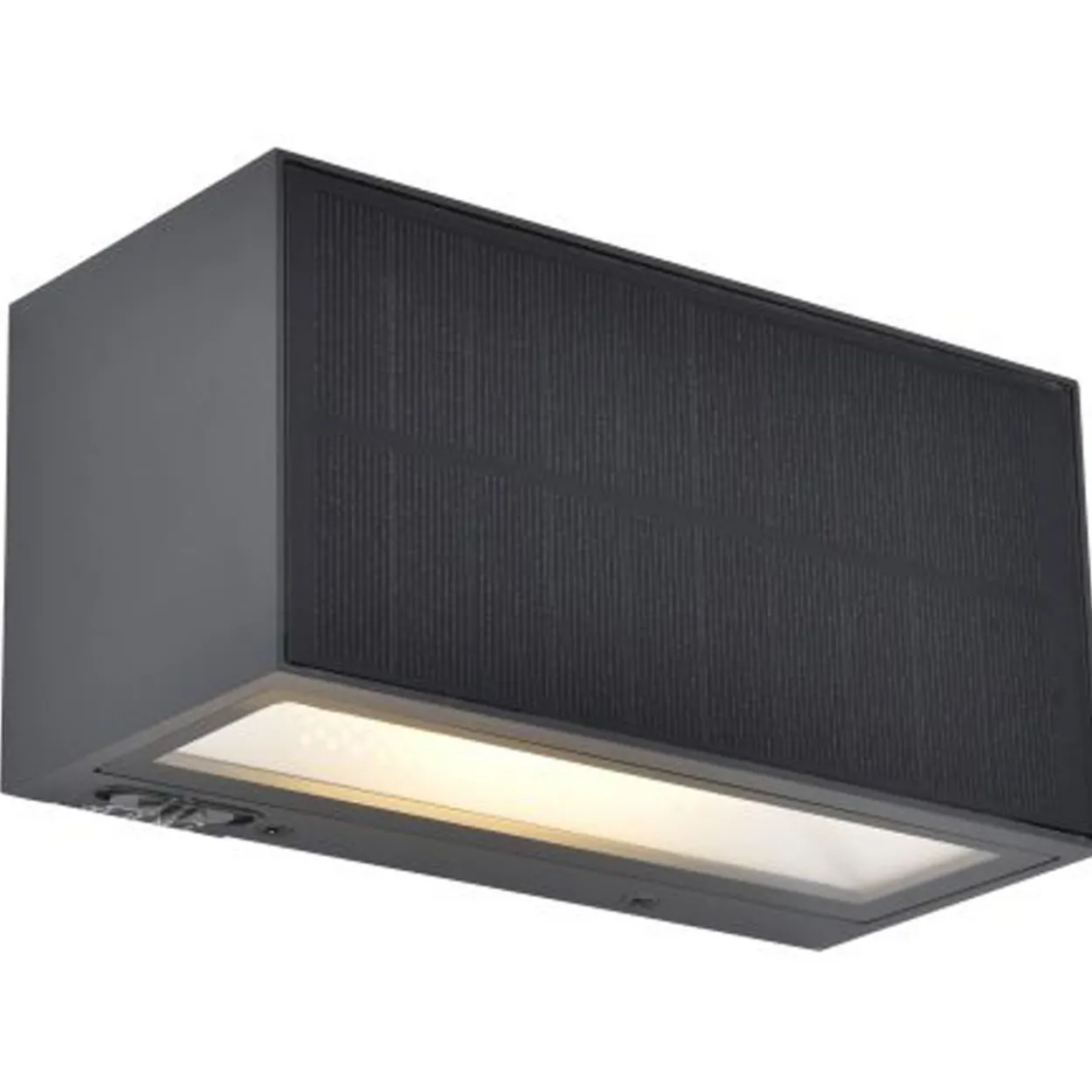 Lutec solar inka vegglampe mørkegrå