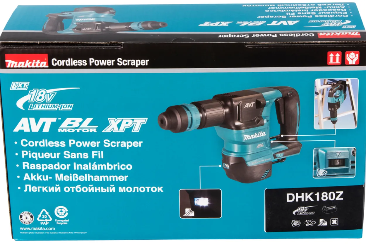 Makita meiselhammer 18v dhk180z sds+