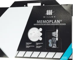 Memoplan tavle hvit 900x600mm