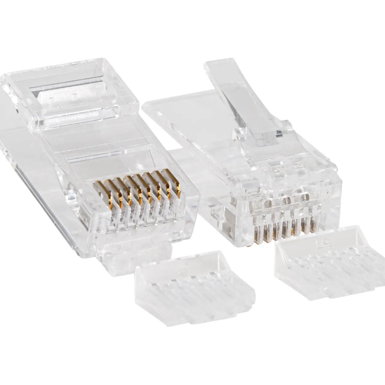 Modularplugg rj45 8p-8p kat6 2pk.