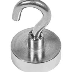 Neodymium magnet med krok ø25x8 mm