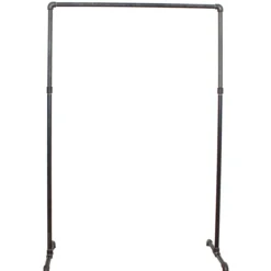 Newark frittstående klesstativ 160x108 sort
