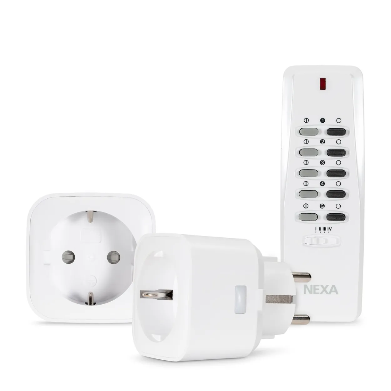 Nexa smartplugg mini bryter m/fjernkontroll 2 stk mycr-2