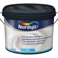 Nordsjø original dør/list halvblank bw 1l