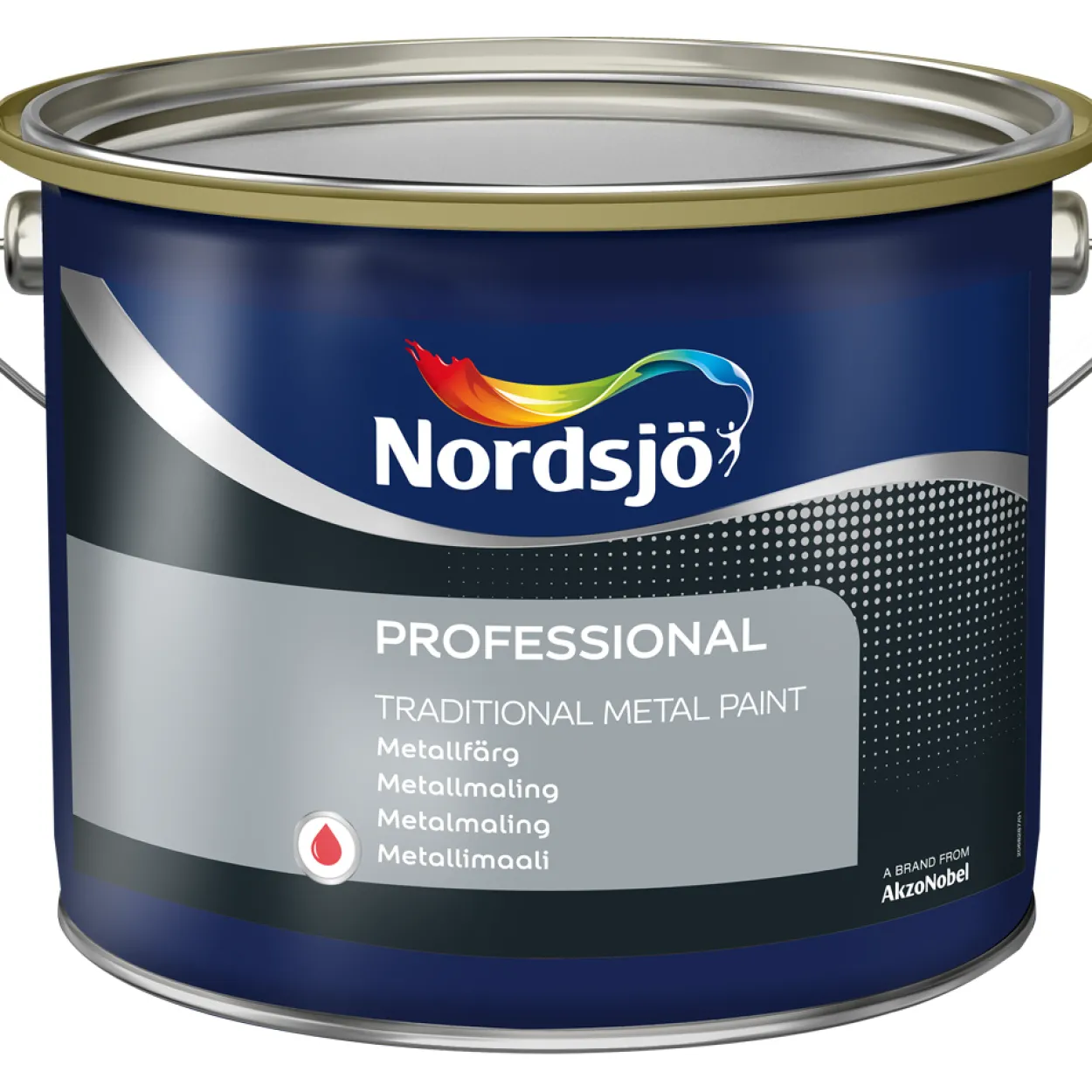 Nordsjø professional trad metal paint bw 1l