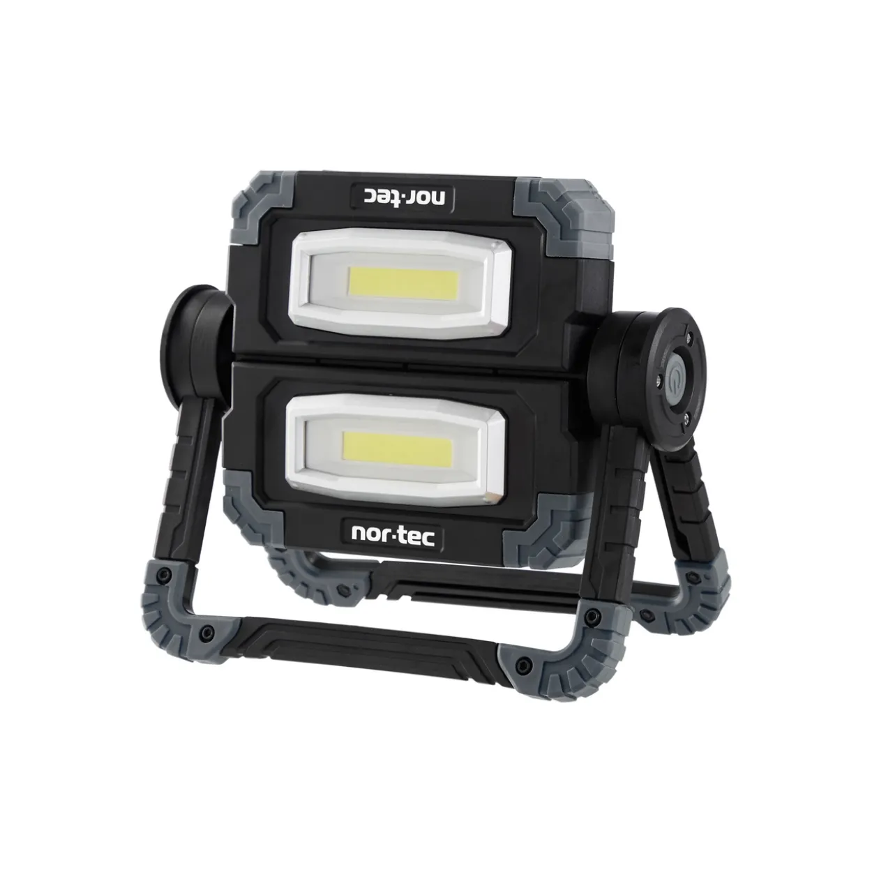 Nortec arbeidslampe led 2x5w sammenleggbar