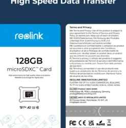 Reolink minnekort micro sd 128 gb