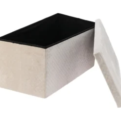 Sittebenk med oppbevaring grå 76x38x38cm