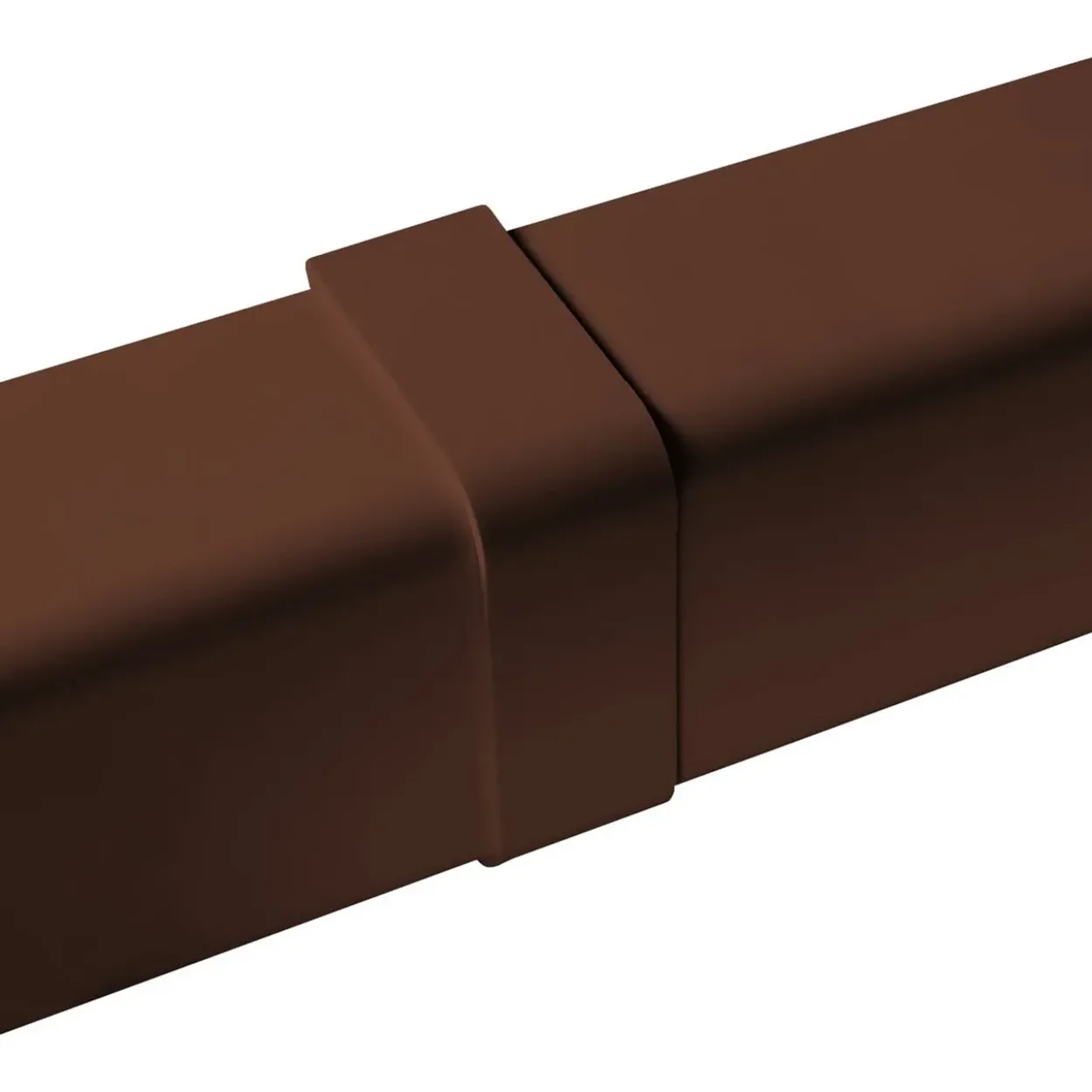 Skjøtestykke 80x60mm, brun