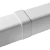 Skjøtestykke 80x60mm,hvit