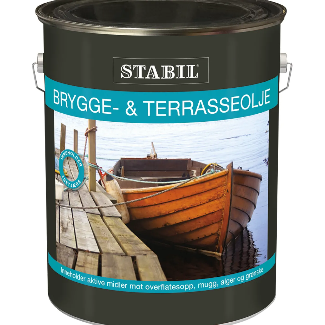 Stabil brygge- & terrasseolje 9 l