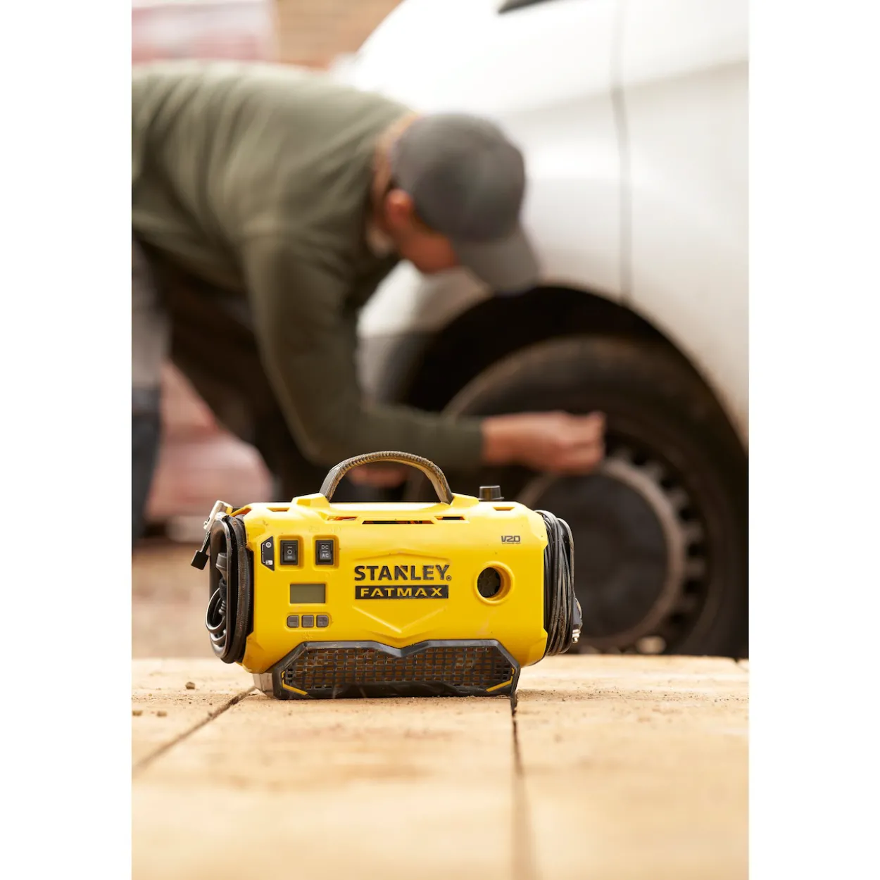 Stanley fatmax luftpumpe universal 18v sfmce520b