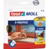 Tesa tetningslist p-profil 3-5mm 6m brun