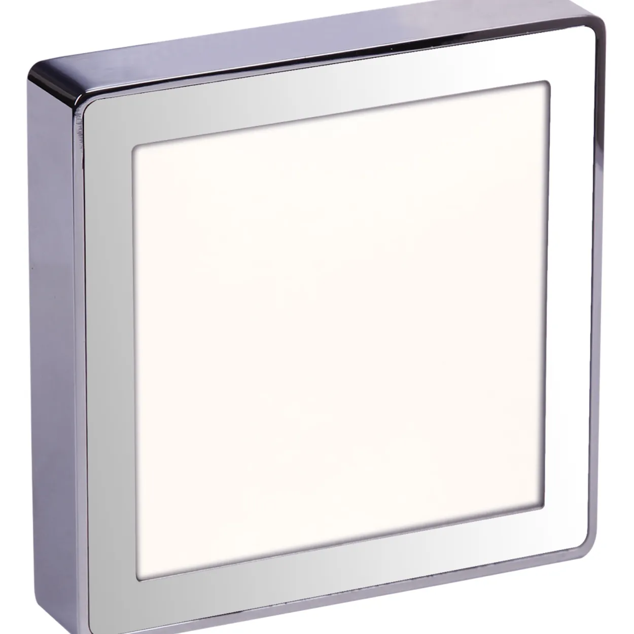 Trend aurora led baderomslampe, krom