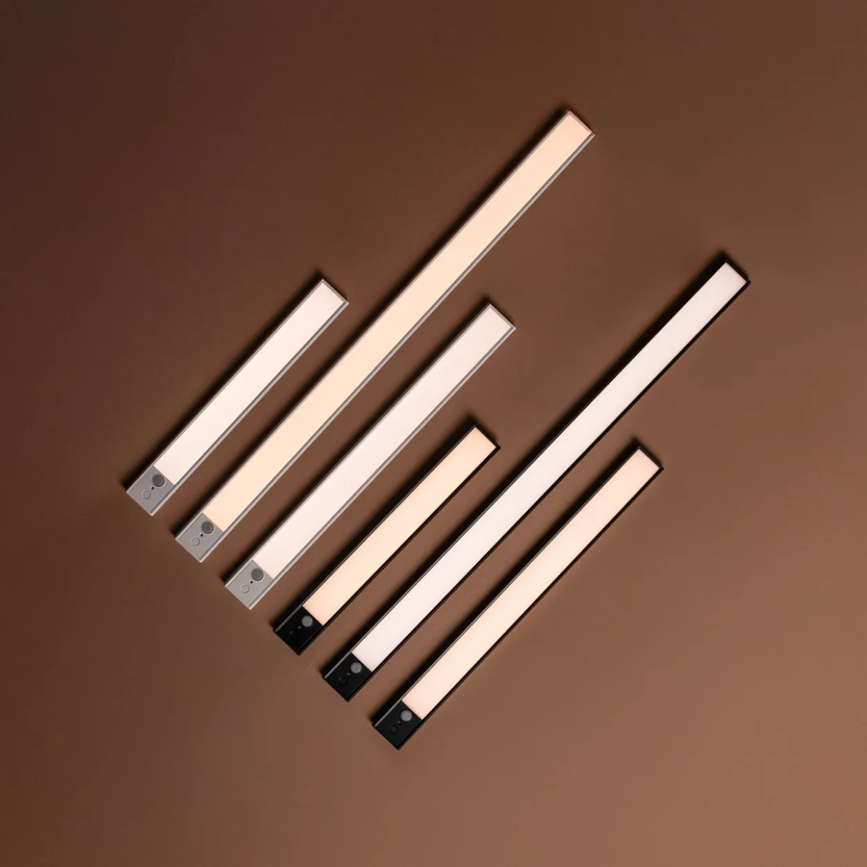 Trend bright 40 hvit 3-step oppladbar for benk/skap