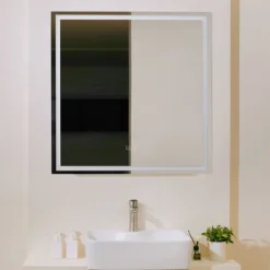 Trend rain lysspeil 80x80 cm