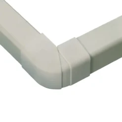Utvendig vinkle justerbar 80x60mm, elfenben