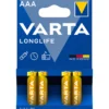 Varta longlifebatterier aaa 4pk