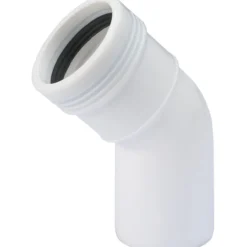Wavin htp bend 45°x40mm hvit