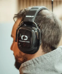 Wolf headset pro hørselvern bluetooth/dab+
