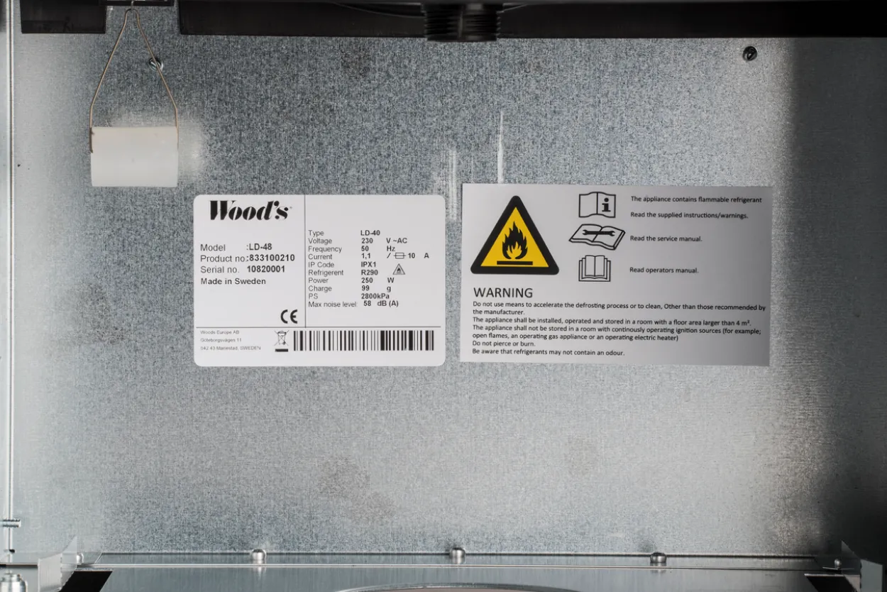 Wood's avfukter for klestørken ld40